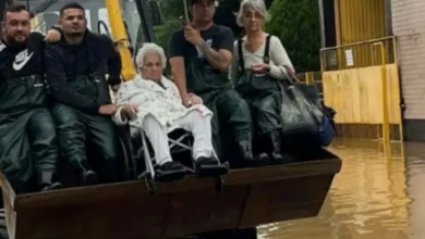 Água invade casa de repouso em Ubá