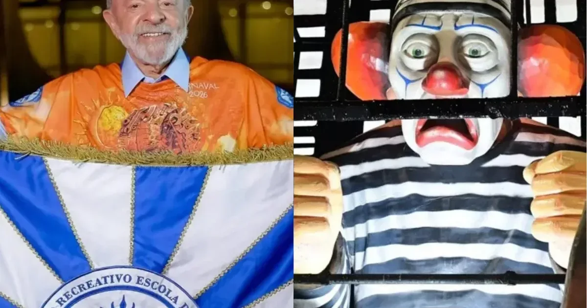 Após desfile polêmico com rival preso, Lula se manifesta sobre homenagem na Sapucaí 1 Após desfile polêmico com rival preso, Lula se manifesta sobre homenagem na Sapucaí