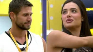 BBB26: Jordana está de olho nas brincadeiras entre Ana Paula e Jonas dentro da casa
