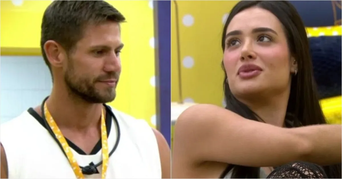 BBB26: Jordana está de olho nas brincadeiras entre Ana Paula e Jonas dentro da casa