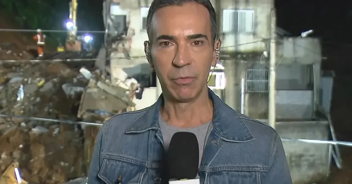 Brasil em Lágrimas: César Tralli não segura a emoção e comove o país com notícia no JN