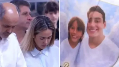 Comovente: Veja como foi a missa de 7º dia das crianças vítimas da tragédia familiar em Goiás