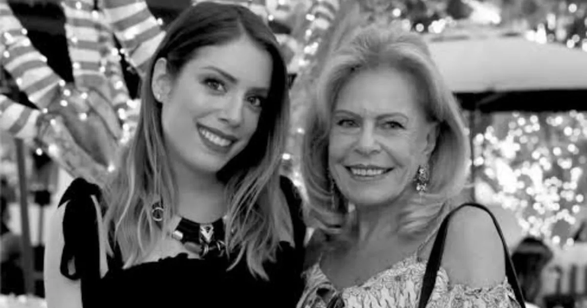 Filha de Roberto Justus lamenta morte da avó materna