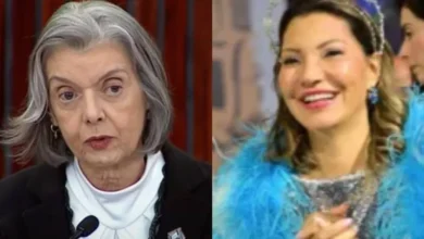 Janja fica no camarote e é substituída por Fafá de Belém em desfile no Rio