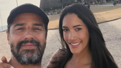 Mulher de Alberto Cowboy rompe o silêncio após carícias dele com Gabriela
