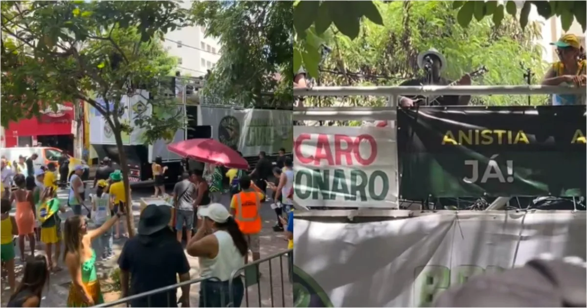 Os apoiadores do ex-presidente Jair Bolsonaro estão aproveitando o Carnaval