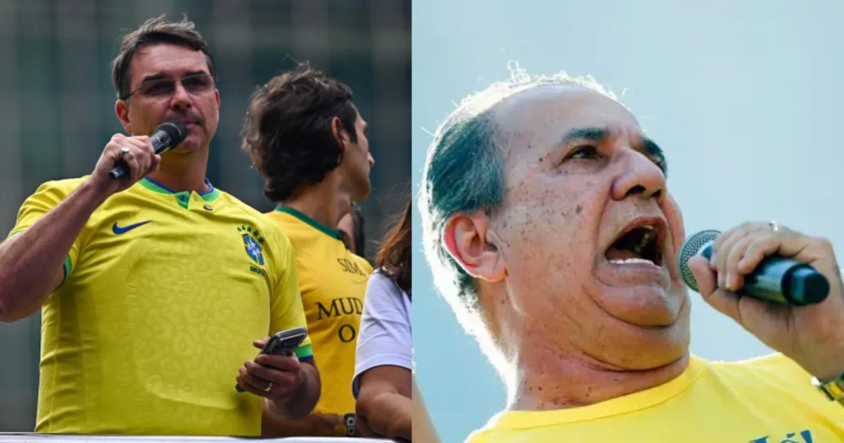 Antes de ato em SP, Flávio e Malafaia se reúnem e ajustam diferenças 1 Antes de ato em SP, Flávio e Malafaia se reúnem e ajustam diferenças