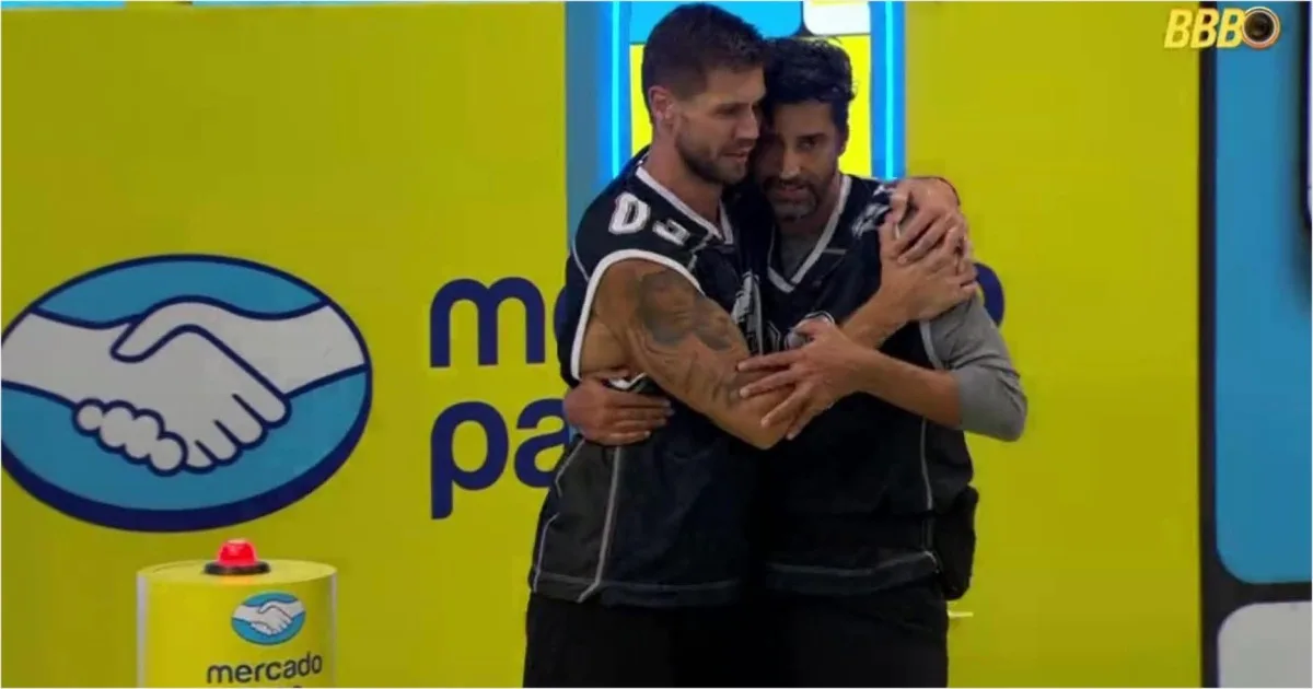 BBB26: Jonas e Cowboy vencem a Prova do Líder e comemoram