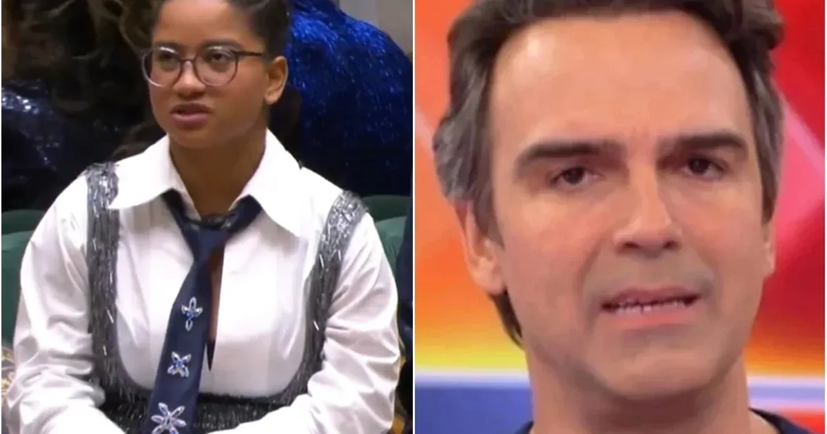 Clima Pesado: Tadeu Schmidt rebate Milena ao vivo após sister cruzar linha perigosa no reality