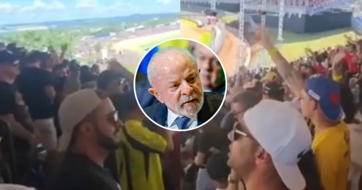 Clima Tenso em Goiás: Público do MotoGP grita “ladrão” durante evento com presença de Lula 1 Clima Tenso em Goiás: Público do MotoGP grita “ladrão” durante evento com presença de Lula
