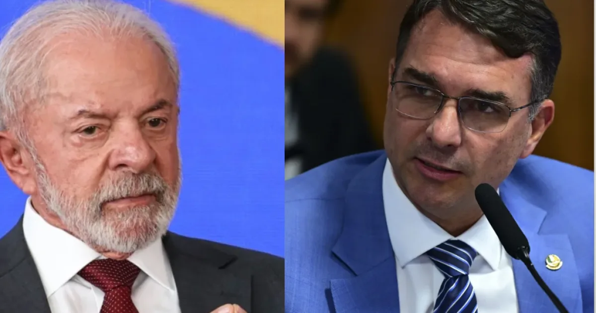 Diferença entre Flávio Bolsonaro e Lula vem sendo reduzida; saiba detalhes