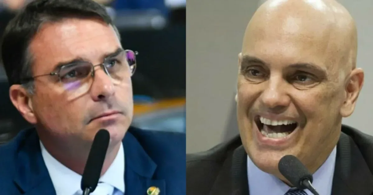 Flávio Bolsonaro detona decisão de Moraes contra o pai 1 Flávio Bolsonaro detona decisão de Moraes contra o pai