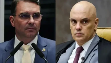 Flávio Bolsonaro se reunião com ministro Alexandre de Moraes; entenda