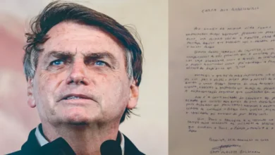 Foi isso que Bolsonaro escreveu em carta sobre a Michelle