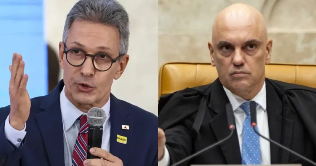 Governador Zema toma decisão contra ministro Alexandre de Moraes; entenda