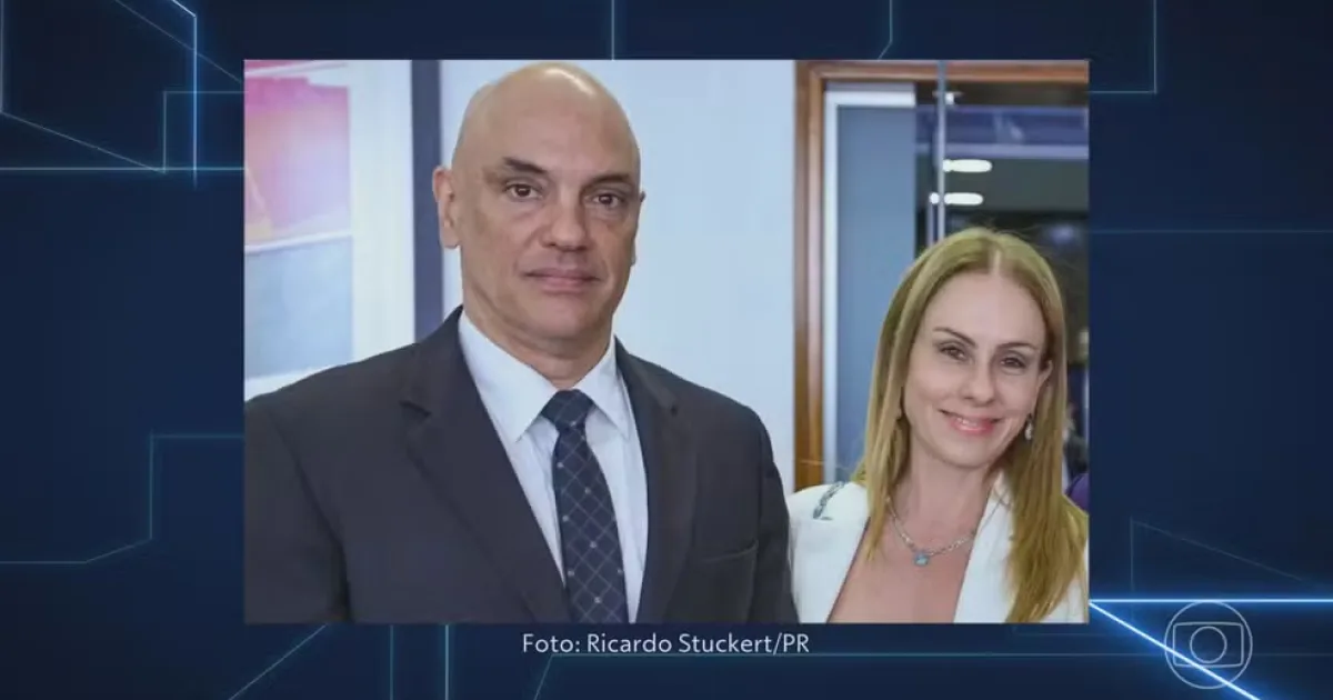 Jornal Nacional expõe contrato de esposa de Moraes com o Banco Master
