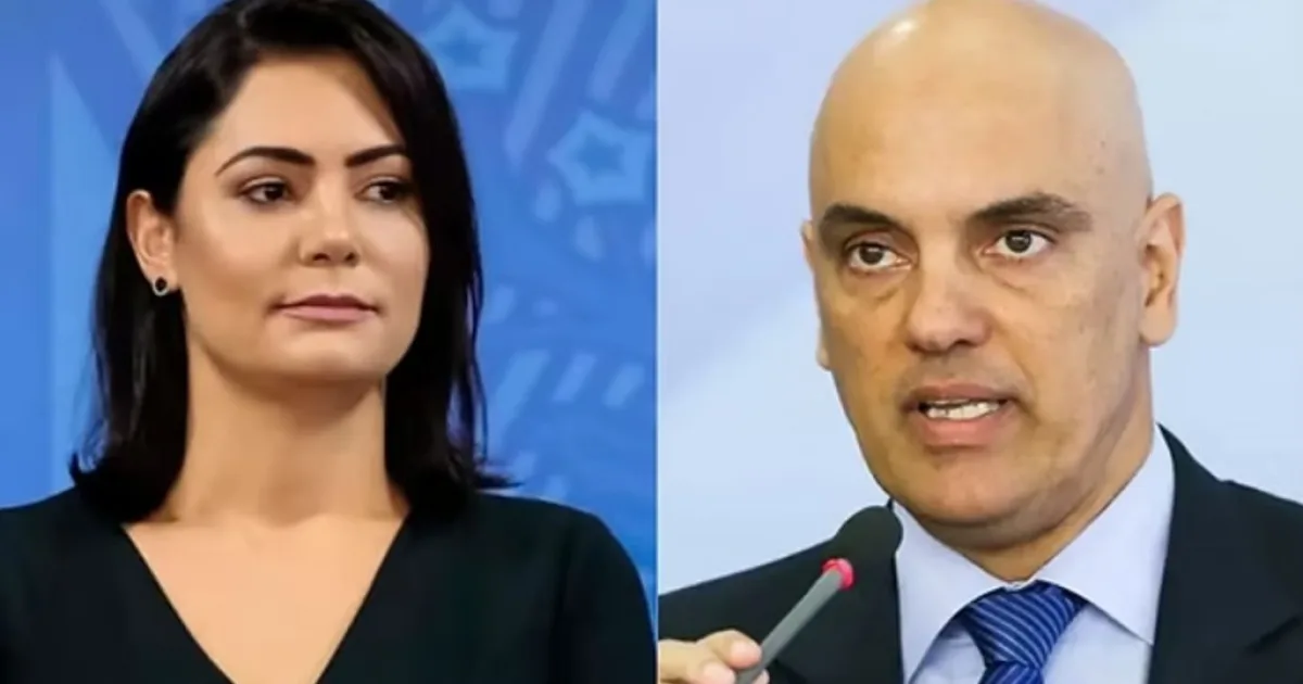 Michelle deve se reunir com Moraes nesta segunda-feira